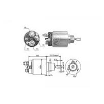 Starterio solenoido jungiklis ERA ZM1475