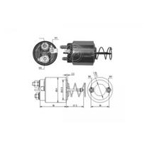 Starterio solenoido jungiklis ERA ZM1492