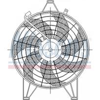 Radiatoriaus ventiliatorius NISSENS 85531