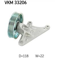 V formos rumbuoto diržo skriemulys SKF VKM 33206