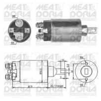 Starterio solenoido jungiklis MEAT & DORIA 46143