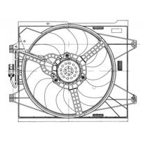 Radiatoriaus ventiliatorius NRF 47655