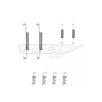 Būgninių stabdžių kaladėlių priedų komplektas TOMEX Brakes TX 40-28