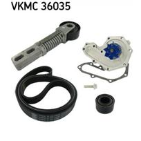 Vandens siurblys + V formos rumbuotas diržas, komplektas SKF VKMC 36035