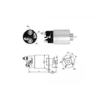 Starterio solenoido jungiklis ERA ZM6993