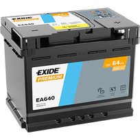 Akumuliatorius EXIDE Premium EA640 64AH 640A