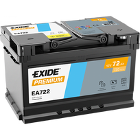 Akumuliatorius EXIDE Premium EA722 72AH 720A