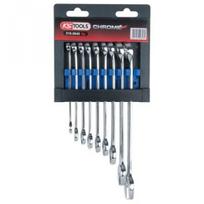 Raktų kompl. atvirais ir uždarais galais KS TOOLS 518.0640
