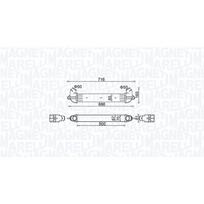 Tarpinis suslėgto oro aušintuvas, kompresorius MAGNETI MARELLI 351319204610