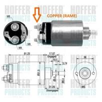 Starterio solenoido jungiklis HOFFER 46007