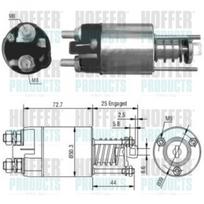 Starterio solenoido jungiklis HOFFER 46045