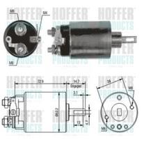 Starterio solenoido jungiklis HOFFER 46055