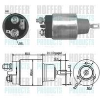 Starterio solenoido jungiklis HOFFER 46073