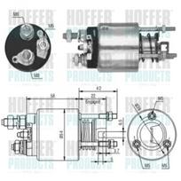Starterio solenoido jungiklis HOFFER 46078