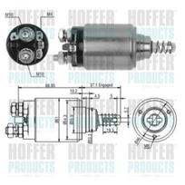 Starterio solenoido jungiklis HOFFER 46116