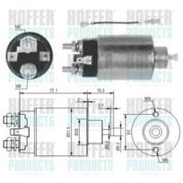Starterio solenoido jungiklis HOFFER 46142