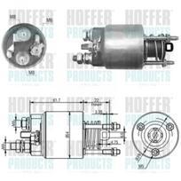 Starterio solenoido jungiklis HOFFER 46152