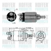 Starterio solenoido jungiklis HOFFER 46186