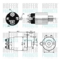 Starterio solenoido jungiklis HOFFER 46280