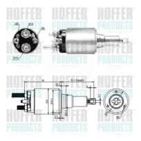 Starterio solenoido jungiklis HOFFER 46290