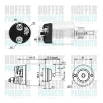 Starterio solenoido jungiklis HOFFER 46293