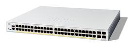 Cisco  Catalyst 1200-48P-4X Smart Switch, 48 Port GE, PoE, 4x10GE SFP+, Limited Lifetime Protection (C1200-48P-4X) | C1200-48P-4X | 0889728521758