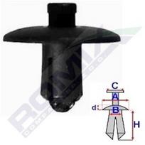 Plastikiniai laikikliai ROMIX A81365 AUDI, LEXUS, TOYOTA