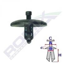 Plastikiniai laikikliai ROMIX A81475 LEXUS, TOYOTA