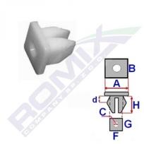 Plastikiniai laikikliai ROMIX B13932 MITSUBISHI, TOYOTA