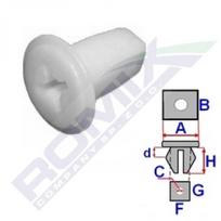 Plastikiniai laikikliai ROMIX B14268 HONDA, HYUNDAI, TOYOTA