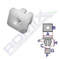 Plastikiniai laikikliai ROMIX B14274 HONDA, MAZDA, NISSAN, TOYOTA