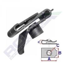 Plastikiniai laikikliai ROMIX B22049 LEXUS, MAZDA, TOYOTA