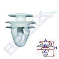 Plastikiniai laikikliai ROMIX B22067 TOYOTA
