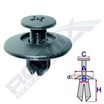 Plastikiniai laikikliai ROMIX B22092 HONDA, TOYOTA