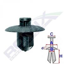 Plastikiniai laikikliai ROMIX B22097 LEXUS, TOYOTA