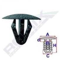 Plastikiniai laikikliai ROMIX B22099 TOYOTA