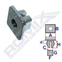 Plastikiniai laikikliai ROMIX B22126 TOYOTA