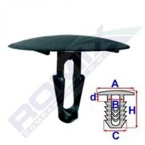 Plastikiniai laikikliai ROMIX B22119 TOYOTA
