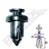 Plastikiniai laikikliai ROMIX B22145 TOYOTA