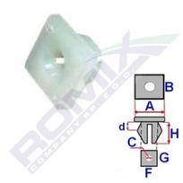 Plastikiniai laikikliai ROMIX B23204 MAZDA, TOYOTA
