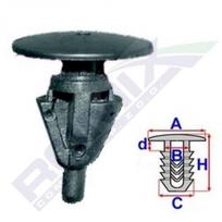Plastikiniai laikikliai ROMIX B25675 LEXUS, TOYOTA