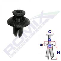 Plastikiniai laikikliai ROMIX C60551 TOYOTA