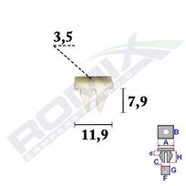 Plastikiniai laikikliai ROMIX C70347 HYUNDAI