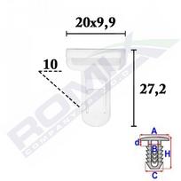 Plastikiniai laikikliai ROMIX C70374 LEXUS, TOYOTA