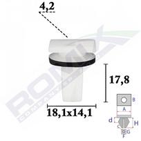 Plastikiniai laikikliai ROMIX C70680 HYUNDAI, KIA