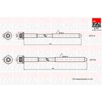 Varžtų kompl., cil. galvutės varžtai FAI AutoParts B1625