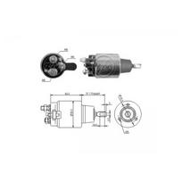 Starterio solenoido jungiklis ERA ZM1477