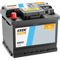 Akumuliatorius EXIDE Excell EB501 50Ah 450A