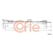 Tachometro velenas COFLE 92.S21041