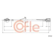 Tachometro velenas COFLE 92.S07122